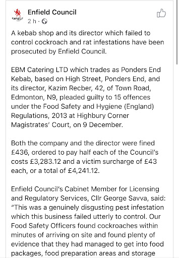 Photo of Ponders end kebab - 70 High St, Ponders End, Enfield EN3 4ER